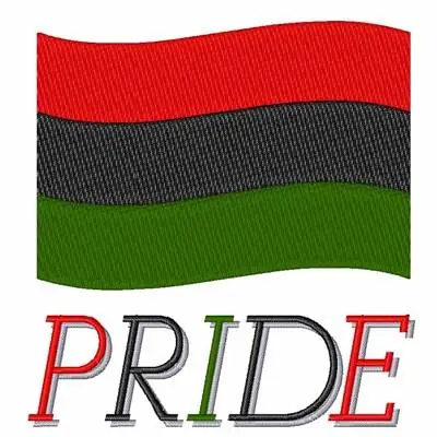 South African Flag Embroidery Design Modern