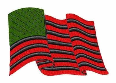 American Flag Support Embroidery Design Hassle-Free Returns