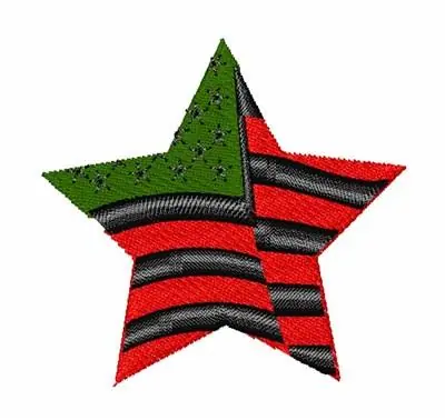 American Flag Star Embroidery Design Big Sale