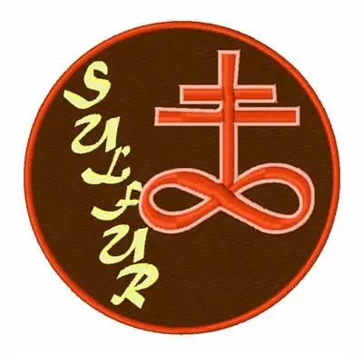 Alchemey Symbol Embroidery Design Worldwide Shipping