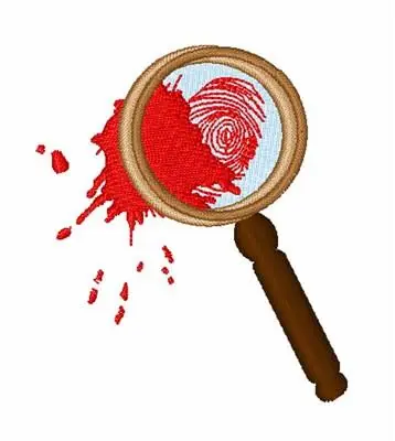 Time-Limited Detective Magnifying Glass Embroidery Design