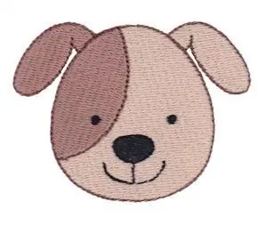 Top Rated Dog Face Embroidery Design