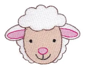 Hot Picks Sheep Face Embroidery Design