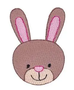 Affordable Rabbit Face Embroidery Design