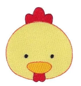 Bargain Chicken Face Embroidery Design