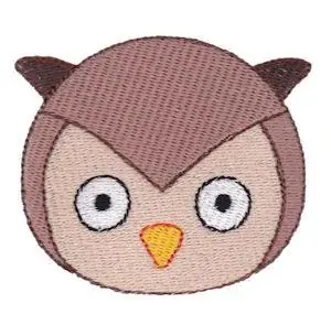 Owl Face Embroidery Design Buy Today