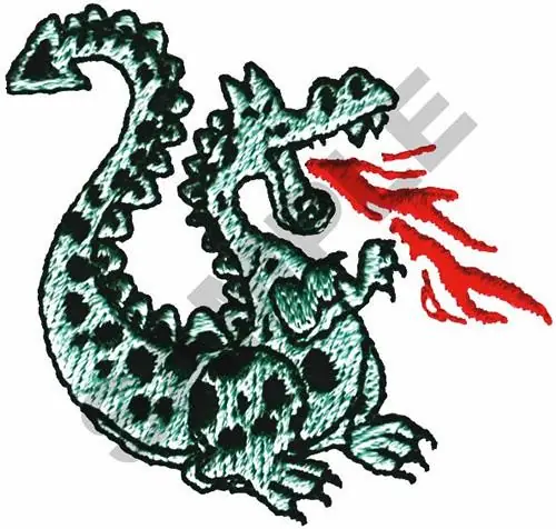 DRAGON Embroidery Design Reduced Price