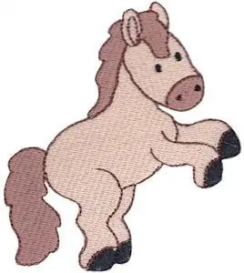 While Supplies Last Stallion Horse Embroidery Design