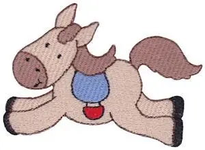 Original Running Horse Embroidery Design