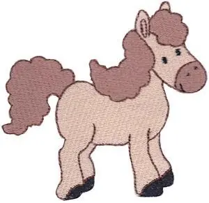 Affordable Little Horse Embroidery Design