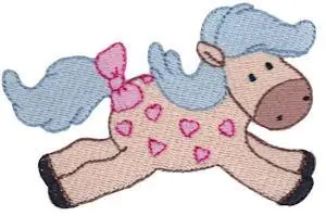 New Release Heart Horse Embroidery Design
