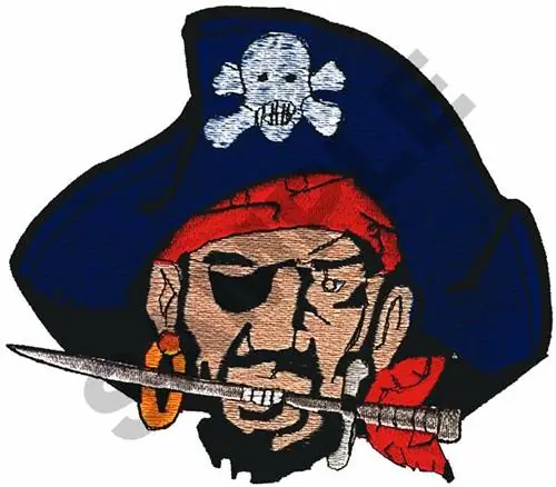 PIRATE Embroidery Design Flash Sale