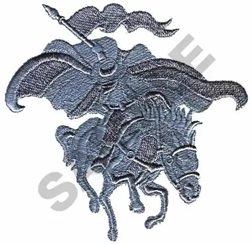 CHARGING RAIDER Embroidery Design Seasonal Sale