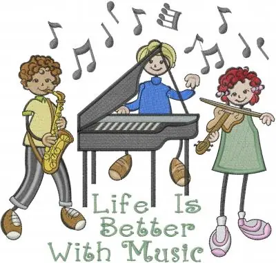 Get Yours Life Is Better Embroidery Design