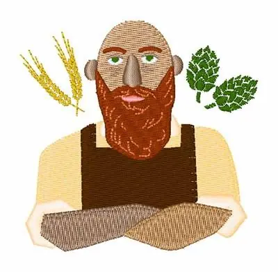 Brewmaster Embroidery Design Original