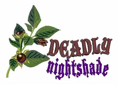 Belladonna Embroidery Design Sale