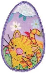 Cat Egg Applique Embroidery Design Buy Direct