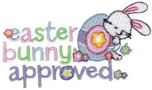 In Demand Bunny Approved Embroidery Design