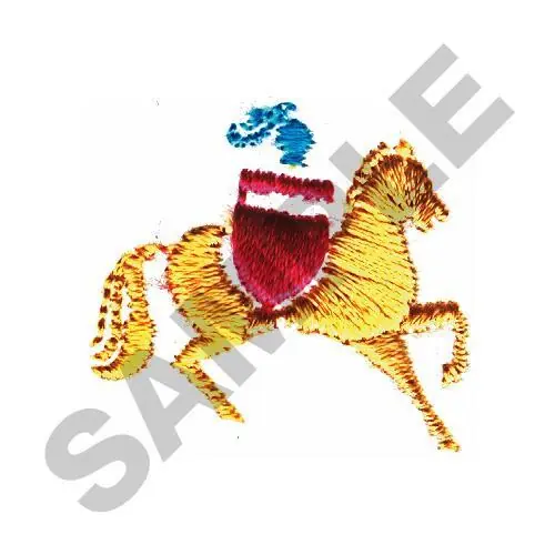 Direct From Manufacturer KNIGHT ON HORSEBACK - SMALL Embroidery Design