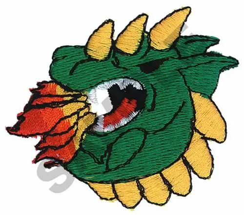 Super Sale FIRE BREATHING DRAGON Embroidery Design