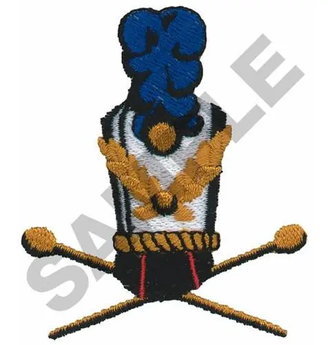 Budget DRUM MAJOR Embroidery Design
