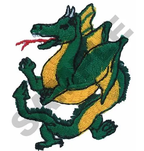 DRAGON Embroidery Design Worldwide Shipping