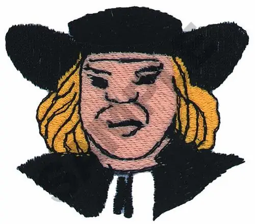 QUAKER Embroidery Design Fresh Stock