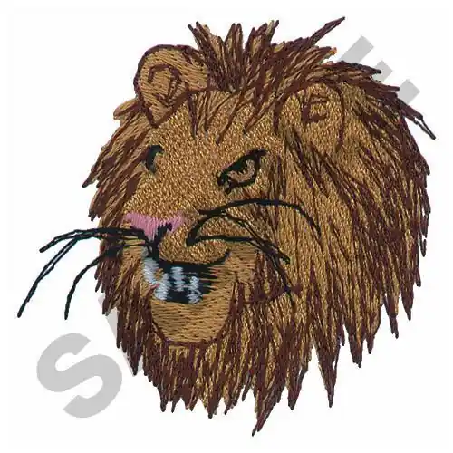 Trusted Brand LION Embroidery Design