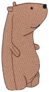 Daisy Bear Embroidery Design Luxury