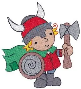 Vikings Embroidery Design Luxury