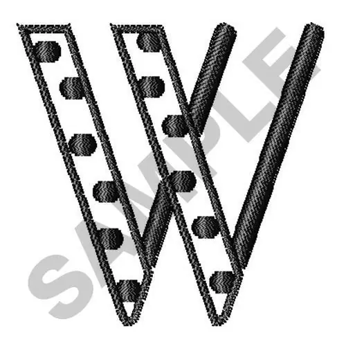 Mod Dot Alphabet Font W Embroidery Design Free Shipping