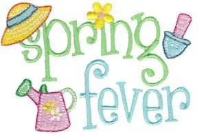 Bargain Spring Fever Embroidery Design