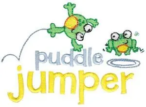Spring Fever Puddle Jumper Embroidery Design High Quality