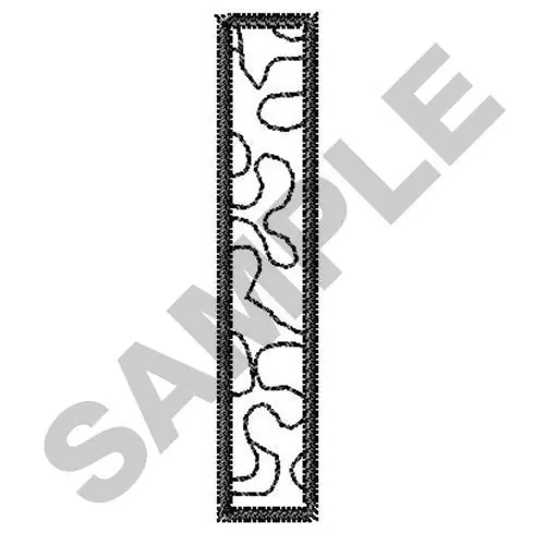 Limited Offer Stippled Alphabet Font I Embroidery Design