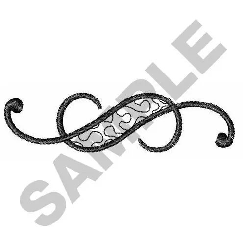 Crafted Stippled Alphabet Font Swirl Embroidery Design