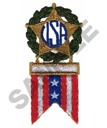 Top Pick USA MEDAL Embroidery Design